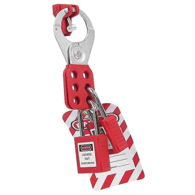 Electrical Lockout Tagout Kit, 47 PCS Safety LotoKit Circuit Breaker Lockouts, for Industrial, Elec