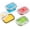 4 Colors | 11.8 oz | 4pc, variant on Collapsible Silicone Food Storage Containers with Airtight Lids & Air Vents, 16.9 oz, Stackable Meal Prep Containers for Leftovers, Microwave Freezer Dishwasher Safe, Blue, Set of 4