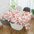 thumbnail image 5 of GZHJMY Valentine's Day Love Heart Tablecloth, Rectangle Waterproof Washable Polyester Table Cover for Picnic Dinner Holiday Party Decor, 60 x 108 Inch, 5 of 7