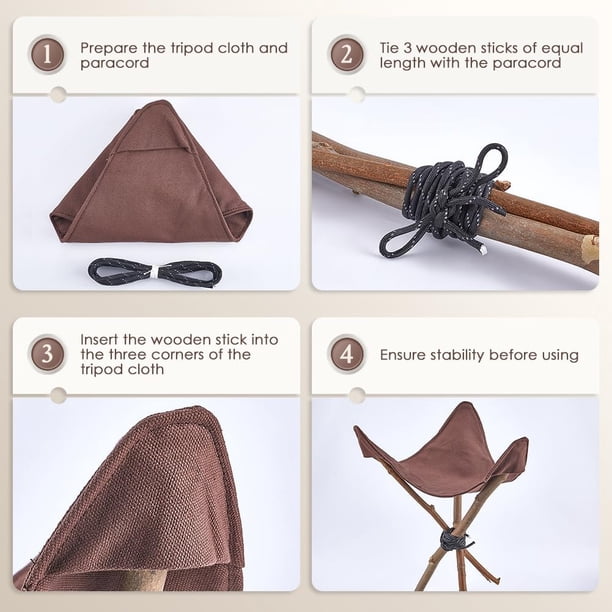 Outdoor Triangular Stool Cloth Portable Folding Fishing Chair