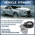 thumbnail image 3 of Conjunto de tensor de correa de transmisión para Hyundai Accent 2005-2017 No.252812A100/252812A200/252812A650 Metal 1 Pc, 3 of 7