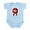 Sky Blue, variant on CafePress - A Product Of California Body Suit - Baby Light Bodysuit, Size Newborn - 24 Months