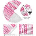 thumbnail image 2 of FMSHPON Valentine's Day Hearts Stripe Xmas Christmas Tree Skirt Stand Mat for Holiday Party Decoration Indoor Outdoor 48 inches, 2 of 6