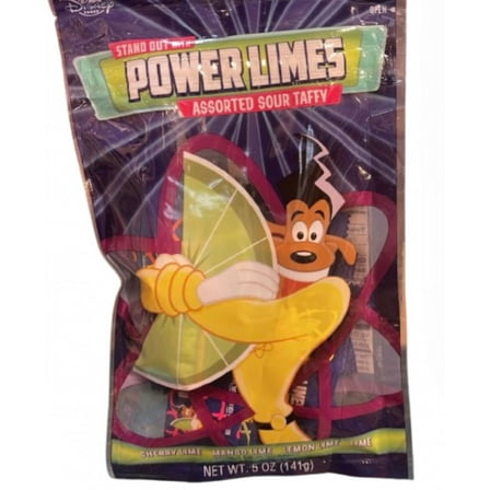 Disney Parks Stand Out With Power Limes Assorted Sour Taffy Candy New with Tag
