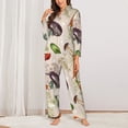 thumbnail image 2 of Fotbe Cute Vegetables Pattern Long Sleeve Pajama Set for Women,Sleepwear Set,2-piece Loungewear Set,Soft PJs Comfy Nightwear with Pockets -X-Large, 2 of 7
