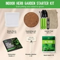 thumbnail image 3 of REALPELATED Indoor Herb Garden Kit 10 Non-GMO Herbs- Window Herb Garden Kit with 10 Reusable Pots, Herbs, Drip Trays, Soil Discs - Window Plant Growing Kit - Kitchen Herb Garden Kit, 3 of 6