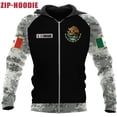 thumbnail image 4 of Personalized Camo Mexico Eagle Mexican Sudadera De Mexico Hombre Unisex Hoodie, T Shirt, Zip Up Hoodie, Sweatshirt for Men Women HD971 (Hoodie, 2XL), 4 of 8