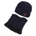 thumbnail image 3 of Gorro calefactable eléctrico, cálido y agradable para la piel, con batería recargable, para esquiar en invierno, azul marino, 3 of 8