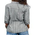 thumbnail image 2 of Chemises à Manches Longues et Manches Longues pour Femmes, Poches et Dessus de Col, 2 of 2