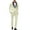 Beige*, variant on RUTAYY Men's Outfits Slim Fit Long Sleeve Suit and Pants Solid Color Everyday Wear Trendy Vacation Sets
