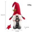 thumbnail image 2 of Moyic Colgante de Navidad, adorno de Navidad, artesanía, accesorios exquisitos para el hogar, decoraciones para festivales, muñeco de gnomo, Kits de decoración para fiestas Femenino Moyic HA070434-02, 2 of 6