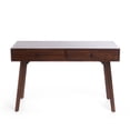 thumbnail image 2 of Bianlte Two Drawers Real Wood Desk,Writing Desk, Solid Wood Desk,Computer Table Office Desk for Home Office,Living Room, 2 of 7