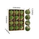 thumbnail image 3 of Juego de Doce Bolas Navideñas Flocadas de 8 Cm para Colgar, de Plástico Brillante, para Árbol de Navidad., 3 of 7