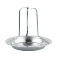 thumbnail image 1 of Stainless Steel Upright Roast Chicken Holder Roaster Rack Barbecue Grilling Tools, 1 of 11