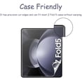 thumbnail image 4 of for Samsung Galaxy Z Fold 5 Screen Protector [Not Glass], Clear Flexible Inner Screen Protective TPU Film Full Coverage for Galaxy Z Fold 5 Accessories, 2 Pack, 4 of 6