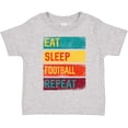 thumbnail image 3 of Inktastic Football Sports Eat Sleep Football Repeat Boys or Girls Toddler T-Shirt, 3 of 5