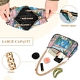 thumbnail image 2 of FORMRS Womens Shoulder Bag with Chain Strap Clutch Purse Cute Tote Handbag, Purple Seaside, 2 of 7