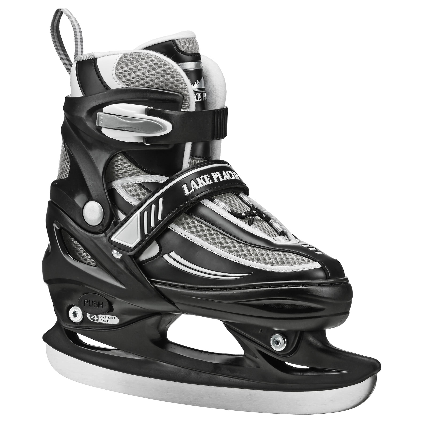 Lake Placid Adjustable Ice Skates age 5 to 8 adjust to sizes 11 to 1 Blue Black 