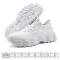 thumbnail image 4 of Zapatos livianos para caminar cómodos zapatos deportivos de malla para mujeres (36) blanco, 4 of 9