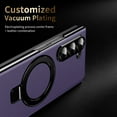 thumbnail image 2 of Allytechgroup Shockproof Case for Samsung Galaxy Z Fold 7, Magnetic Cover Support Wireless Charging Anti-Scratch Ring Bracket Stand Bumper Rugged Phone Case for Galaxy Z Fold 7, Purple, 2 of 9