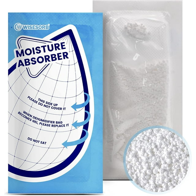 Wisesorb 25 Gram 10 Packs Moisture Absorbers, Dehumidifier Bags for