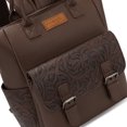 thumbnail image 3 of Wrangler Backpack Purse for Women Medium Size Convertible Backpack with Crossbody Strap for Travel Work, Carve-Black, 3 of 9