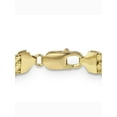 thumbnail image 2 of 316L Stainless Steel Gold IP 6mm Curb Chain Bracelet 8.5 inches, 2 of 3