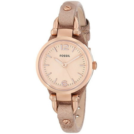 Fossil Set Wrist Watch - Fossil Women's Georgia Mini Leather Watch ES3262