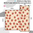 thumbnail image 5 of Strawberry and Flower Pink Pattern Teens Toddler Nap Mat with Pillow, Sleeping Mat Bag for Preschool Daycare 50"x20", 5 of 6