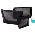 thumbnail image 2 of Camping Makeup Bags Storage Mesh Package Cosmetic Pouch Women Toiletry Bag Zipper Handbags Gift, 2 of 5