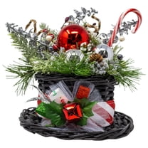 Snowman's Hat Christmas Floral Arrangement