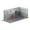 32008 Gray, variant on Parking Lot Scene, Diecast Car Garage, Underground Garage for 1:32 Diecast Car Model Layout Collection Background - 20.4x11.6x8.2cm , 32108 Blue