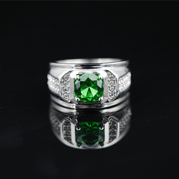 Anillo de diamantes de moda europea y americana para hombre y mujer, anillo de moda para parejas, anillo de propuesta de regalo de cumpleaños