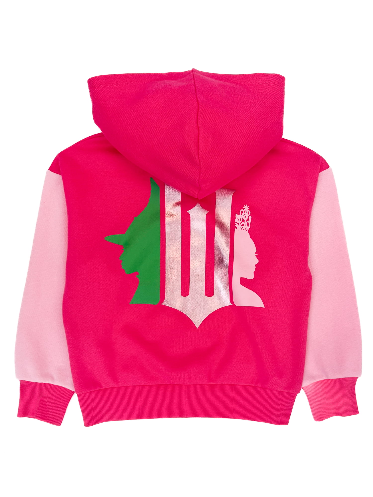 Wicked Girl's Full Zip Graphic Hooded Sweatshirt, Sizes 4-16