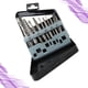 thumbnail image 2 of GOOHOCHY Juego de 10 extractores de tornillos profesionales, paquete de extractores de brocas para tornillos dañados y rotos, juego de extractores de tornillos, color negro, 2 of 8