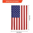 thumbnail image 3 of Outdoor 12x18 Inch Double Sided American Garden Flag American 4th of July Decorative Flag Fade Resistant Banner for Yard Lawn Home Decor, 3 of 6