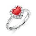 thumbnail image 2 of Exquisito anillo con forma de corazón para mujer, compromiso, boda, accesorios de joyería, regalo Wmkox8yii fajkfhkj1551, 2 of 4