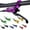 Purple, variant on Hydraulic Brakes Set for Bicycle Disc 4 Pushes Piston Mountain Bike Red