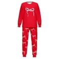 thumbnail image 7 of JAJAHO Girls Pajamas Set 2 Piece Soft Kids Loungewear Pjs Bow Print Long Sleeve Nightwear 3-14Y, 7 of 7