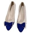 thumbnail image 5 of Jamicy Ballet Flats Shoes for Women: Dressy Pointed Toe Bow Flats Comfortable Slip On Work Business Casual Closed Toe Flat Soft Sole, 5 of 6