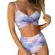 thumbnail image 1 of Bikini degradado de cintura alta dividida de nueva moda de Amazon Tmvgtek Para estrenar, 1 of 6
