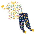 thumbnail image 5 of Gubotare Baby Pajamas Set Boys Pajamas Sets Pjs Toddler 2 Piece Long Sleeve Sleepwear Kids Clothes Sets Size 6-7 Years (Yellow,6-7 Years), 5 of 5