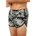 thumbnail image 4 of UZZI Mens Swim Trunks Nylon Boxer Shorts Running Shorts, Camo Black, Size: Medium, Uzzi Active Wear, 4 of 6