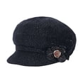 thumbnail image 1 of Chapeau Béret pour Femmes Style Rétro avec Boucle Florale Accessoire Élégant Classique Mode Féminine, 1 of 3