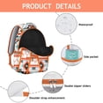 thumbnail image 4 of Boho Chic Commuter Backpack - 17" Heavy Duty Oxford Fabric, Large Capacity College Bag, Tribal Print Water-Resistant Daypack for Campus Life, 4 of 6