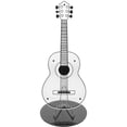 thumbnail image 1 of KALLORY Guitar Plectrum Box Acrylic Electric Guitar Headstock Shaped Display For Guitar Enthusiasts 1Set, 1 of 8