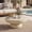 Cream Off-Beige, variant on Christopher Knight Home 34.45" Round MGO Coffee Table, Indoor/Outdoor Modern Accent Table, Cream Off-Beige