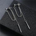thumbnail image 2 of paire De Boucles D'oreilles Bateau En Plaqu Argent Borla, Boucles D'oreilles Mode, Boucles D'oreilles Pour Femme, 2 of 5