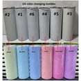 thumbnail image 3 of UV Color Changing sublimation Blank Stainless 20oz Straight Skinny Tumblers, 3 of 3