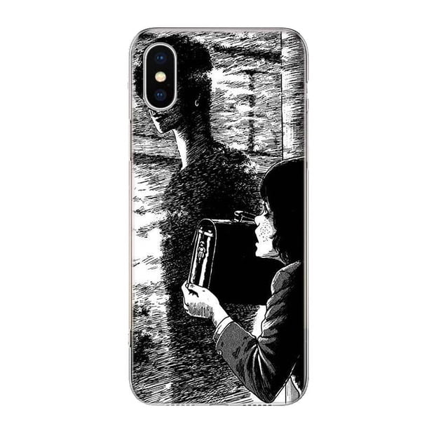 Junji Ito-funda de teléfono con diseño de Terror para iPhone, carcasa con diseño de Terror, para modelos 11, 14 Pro Max, 13, 12 Mini, 6 X, 8, 6S, 7 Plus, XS + XR, 5S, SE Fivean unisex